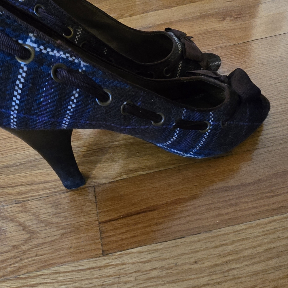 Steve Madden Plaid Open Toed Heel - image 4